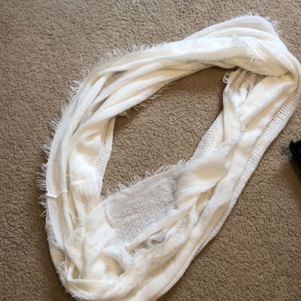 White Infinity Scarf